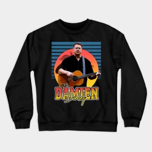 Retro Flyer Style Danien Damsey Fan Art Design Crewneck Sweatshirt